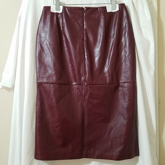 Edited by Hunter McGrady Women’s Faux Leather Skirt – Black – Size 12 –Brand NEW - Picture 3 of 16